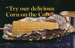 Long John Silvers "Try our delicious Corn on the Cob" Postcard