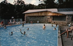 Swimming Pool, Woodside Ranch Mauston, WI Postcard Postcard Postcard