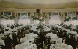 The Beautiful Circular Dining Room - Hotel Hershey Postcard