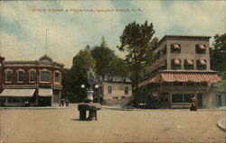 Kisco House and Fountain Mount Kisco, NY Postcard Postcard Postcard