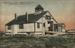 High Hill Life Saving Stations, High Hill Beach Wantagh, NY Postcard Postcard Postcard