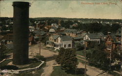 View from Clock Tower Gananoque, ON Canada Ontario Postcard Postcard Postcard