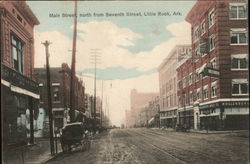 Main Street, north from Seventh Street Postcard