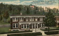 The Superior Baths Hot Springs, AR Postcard Postcard Postcard