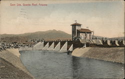 Dam Site, Granite Reef Mesa, AZ Postcard Postcard Postcard