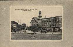 Business Centre, End of the Car Line Postcard