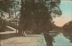 Presumpscot River & Electric Launch, Riverton Park Postcard