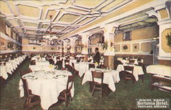 Dining Room, Nortonia Hotel Postcard