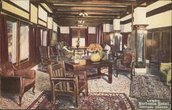 Lobby, Nortonia Hotel Postcard