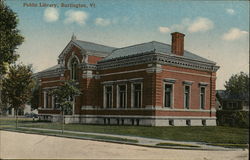 Public Library Postcard