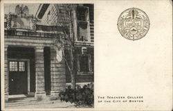 The Teachers College of the City of Boston Massachusetts Postcard Postcard Postcard