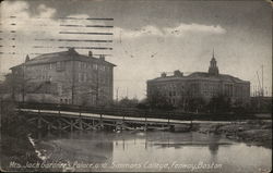 Mrs. Jack Gardner's Palace, and Simmons College, Fenway Boston, MA Postcard Postcard Postcard