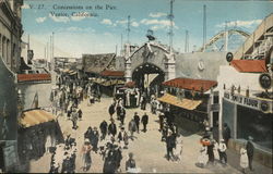 Concessions on the Pier Postcard