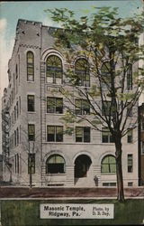 Masonic Temple Postcard