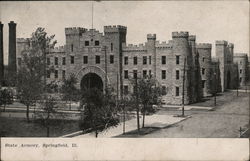 State Armory Springfield, IL Postcard Postcard Postcard