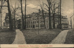 Monnett Hall, Ohio Weylan University Postcard