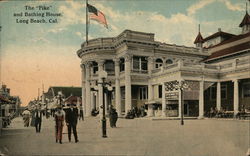 The Pike and Bathing House Postcard