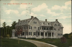 Col. Libby's Residence Princeton, NJ Postcard Postcard Postcard