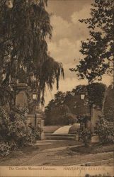 Conklin Memorial Gateway, Haverford College Postcard