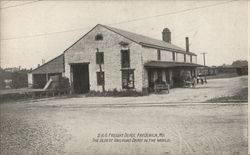 B. & O. Freight Depot Frederick, MD Postcard Postcard Postcard