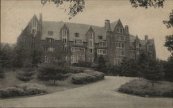 Davis and Stone Halls, Wellesley College Massachusetts Postcard Postcard Postcard