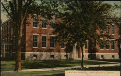 Center School Postcard