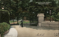 Vassar Hospital Entrance Postcard