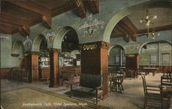 Gentlemen's Cafe, Hotel Spokane Washington Postcard Postcard Postcard