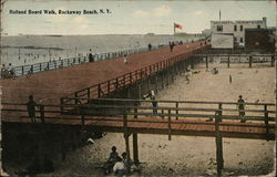 Holland Board Walk Rockaway Beach, NY Postcard Postcard Postcard