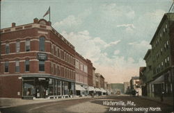 Main Street, looking North Postcard