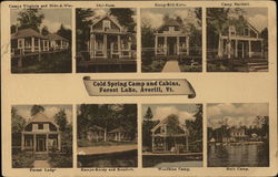 Cold Spring Camp and Cabins, Forest Lake Postcard