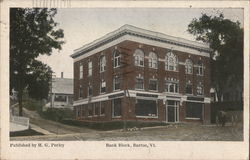 Bank Block Postcard