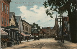 Upper Main Street, looking South Postcard