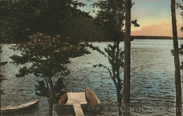 Echo Lake Southwest Harbor, ME Postcard