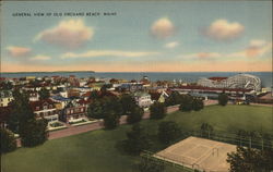 General View Old Orchard Beach, ME Postcard Postcard Postcard