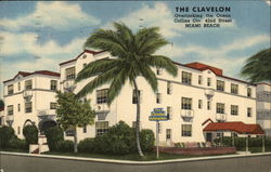 The Clavelon, Overlooking the Ocean Miami Beach, FL Postcard Postcard Postcard