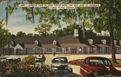 Exterior View of Main Dining Rom and Gift Shop at Florida's Famed Silver Spring Silver Springs, FL Postcard Postcard Postcard