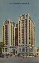 Hotel John Marshall Richmond, VA Postcard Postcard Postcard