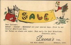 Deena's Inc. Postcard