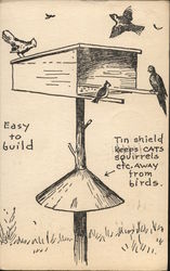 Build a Birdfeeder Postcard