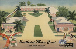 Southwind Motor Court Postcard