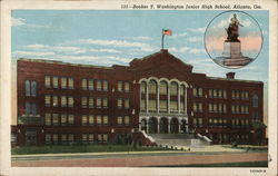 Booker T. Washington Junior High School Postcard