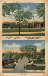 Fort Hayes Military Reservation Columbus, OH Postcard Postcard Postcard