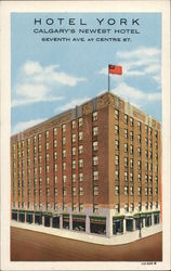 Hotel York Calgary, AB Canada Alberta Postcard Postcard Postcard