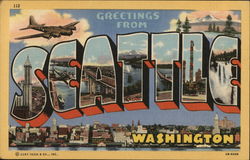 Greetings from Seattle, Washington Postcard