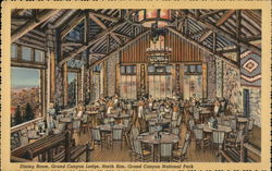 Dining Room, Grand Canyon Lodge Postcard