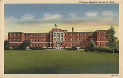 Veterans Hospital Fargo, ND Postcard Postcard Postcard