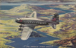 Pan American World Airways Aircraft Postcard Postcard Postcard