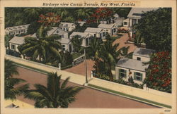 Birdseye View Cactus Terrace Key West, FL Postcard Postcard Postcard