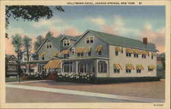 Hollywood Hotel Sharon Springs, NY Postcard Postcard Postcard